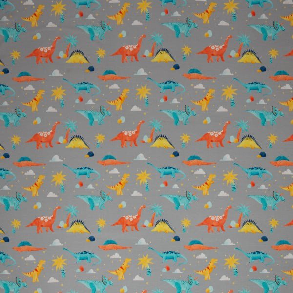 Dinosaur on sale jersey fabric