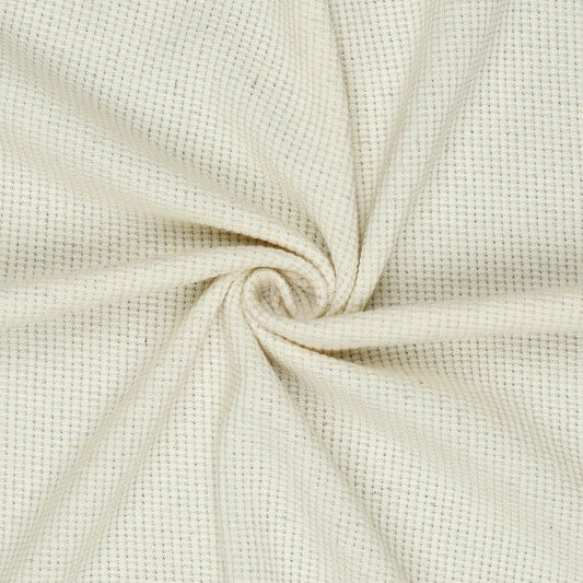 New Euro Knitted Waffle Linen, Natural