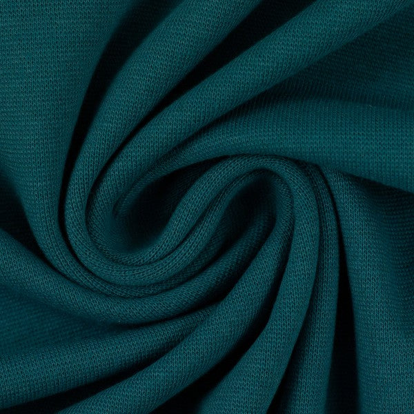 Euro Ribbing - Heather, Teal 2